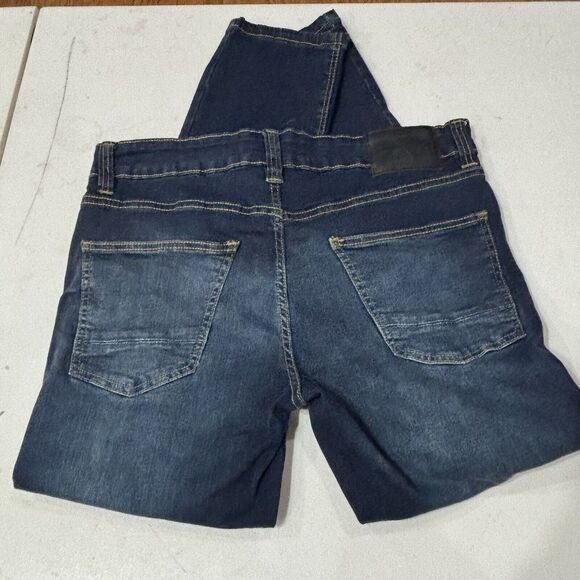 Marc Ecko Mens Dark Blue Cut & Sew Five Pocket Stretch Jeans Size 32x27 - Picture 3 of 10